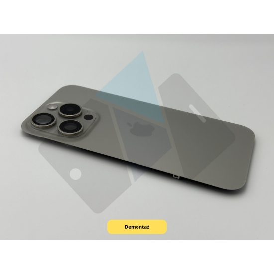Tylne szkło Iphone 15 Pro Demontaż GRADE A+ Programowalne